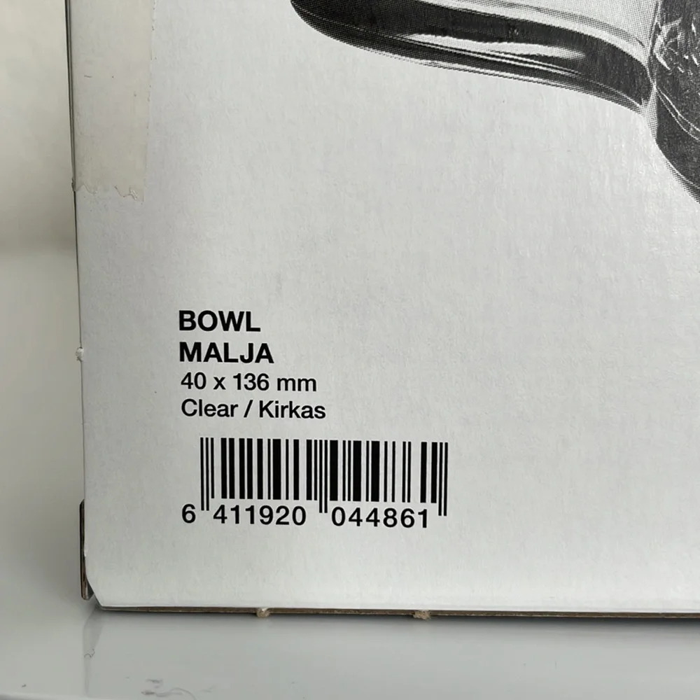 Williams Sonoma Iittala Malja Glass Bowl